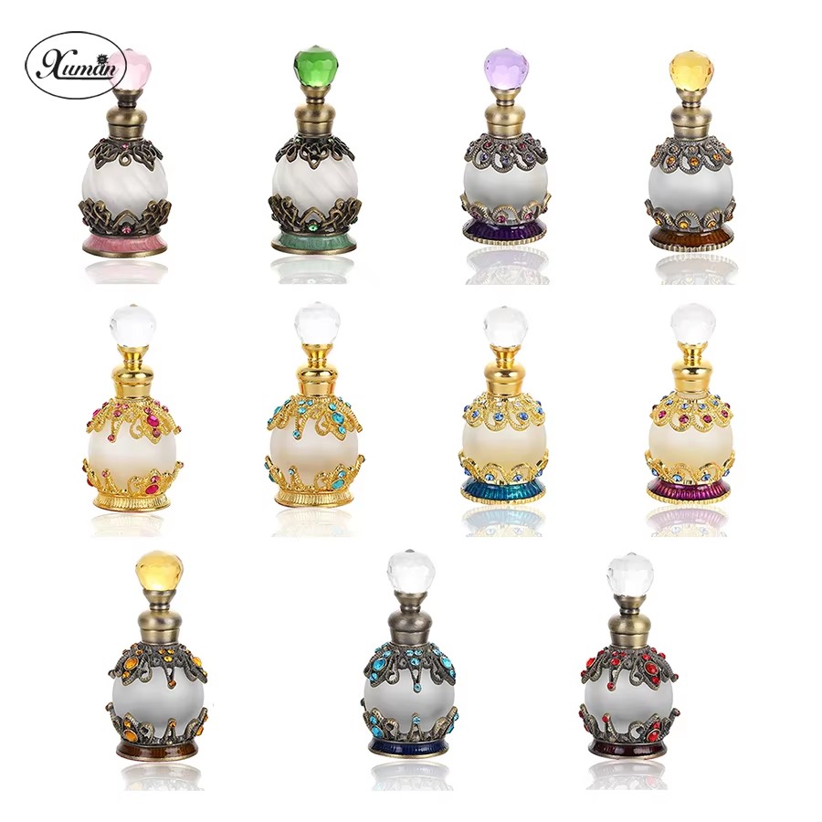 Home Fragrance Bottle - Botol parfum batu logam 15ml, isi