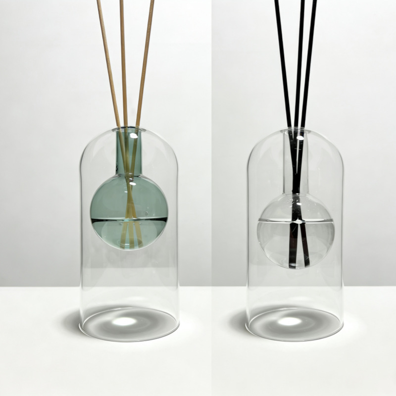 Home Fragrance Bottle - Botol Diffuser Kaca Dinding Ganda Bentuk