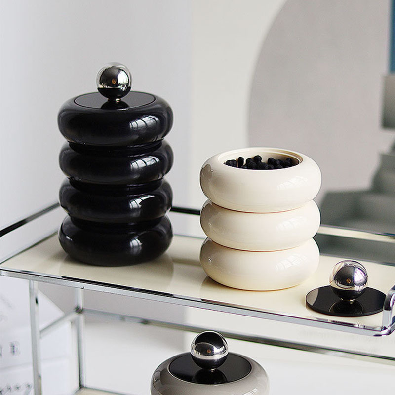 Home Fragrance Bottle - Gaya Eropa penyimpanan kosmetik kapas kotak