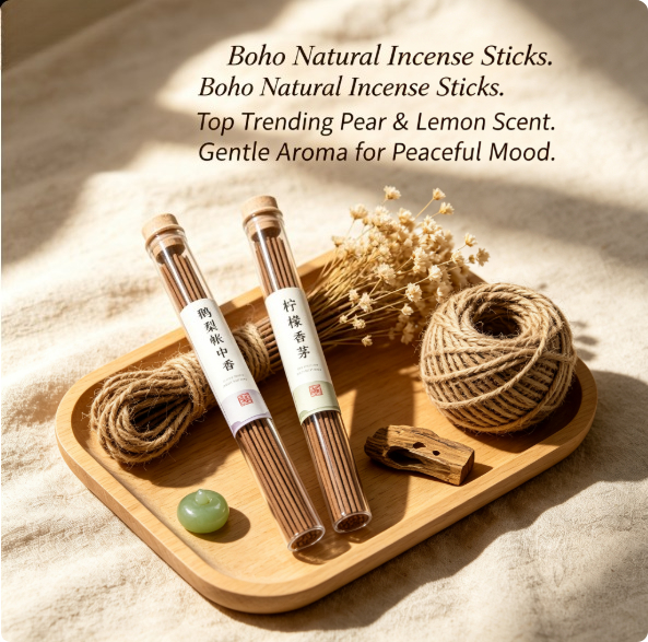 Home Fragrance Aroma Set - Penjualan Panas Set Batang Dupa Alami