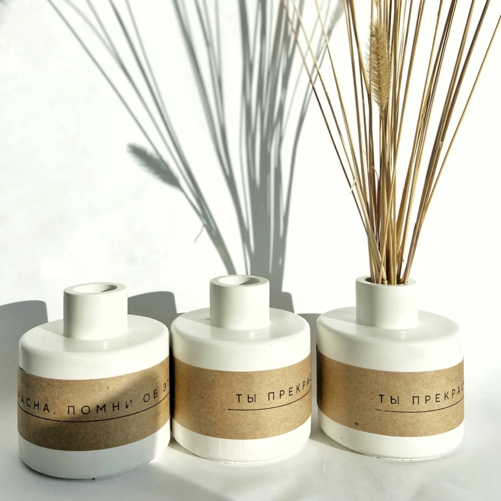 Home Fragrance Bottle - Botol wangi cetakan silikon tanah liat