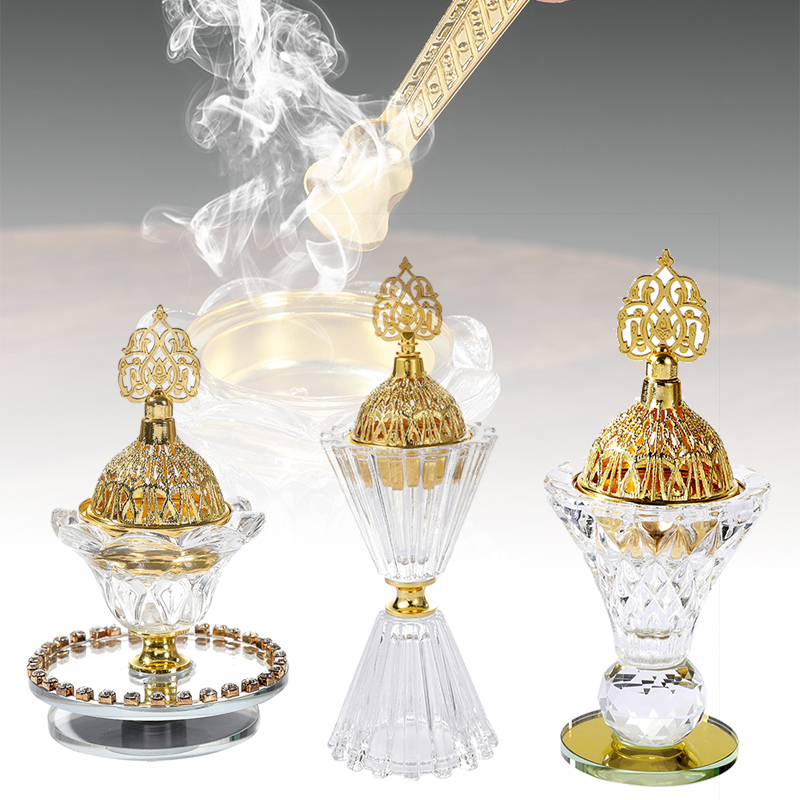 Home Fragrance Aroma Set - 1 Buah Set Pembakar Dupa Kaca