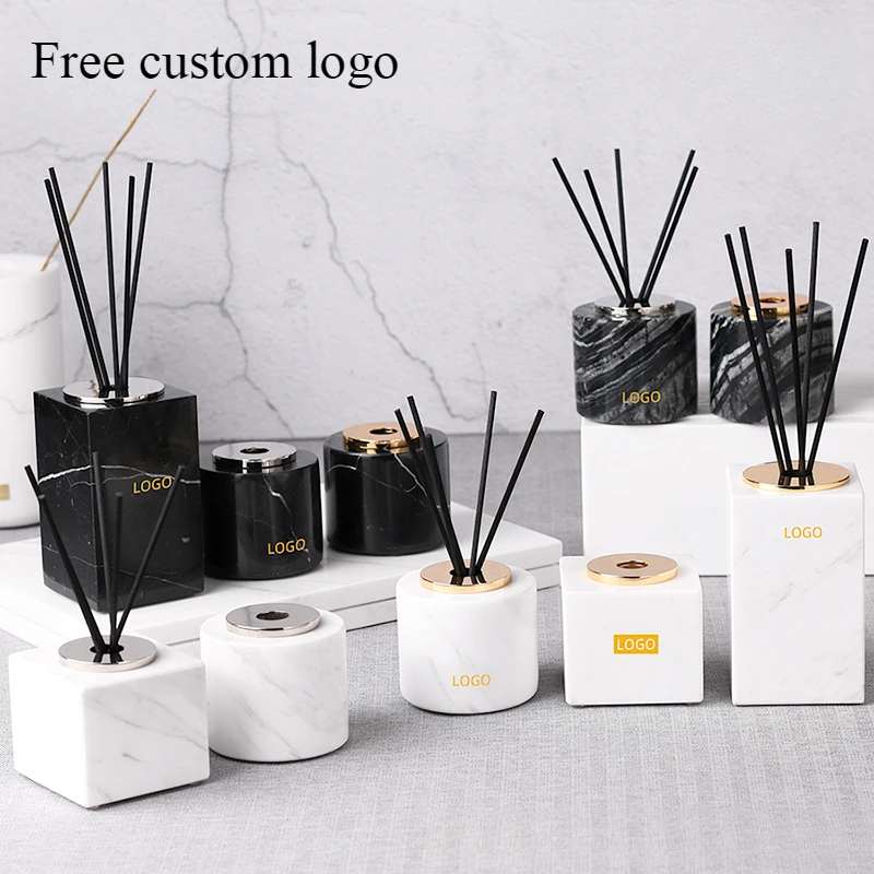 Botol Aromaterapi Marmer Tanpa - Home Fragrance Bottle ulasan dan harga