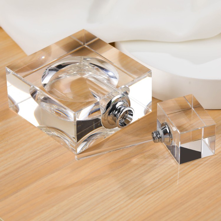 Botol Parfum Kristal Persegi K - Home Fragrance Bottle ulasan dan harga
