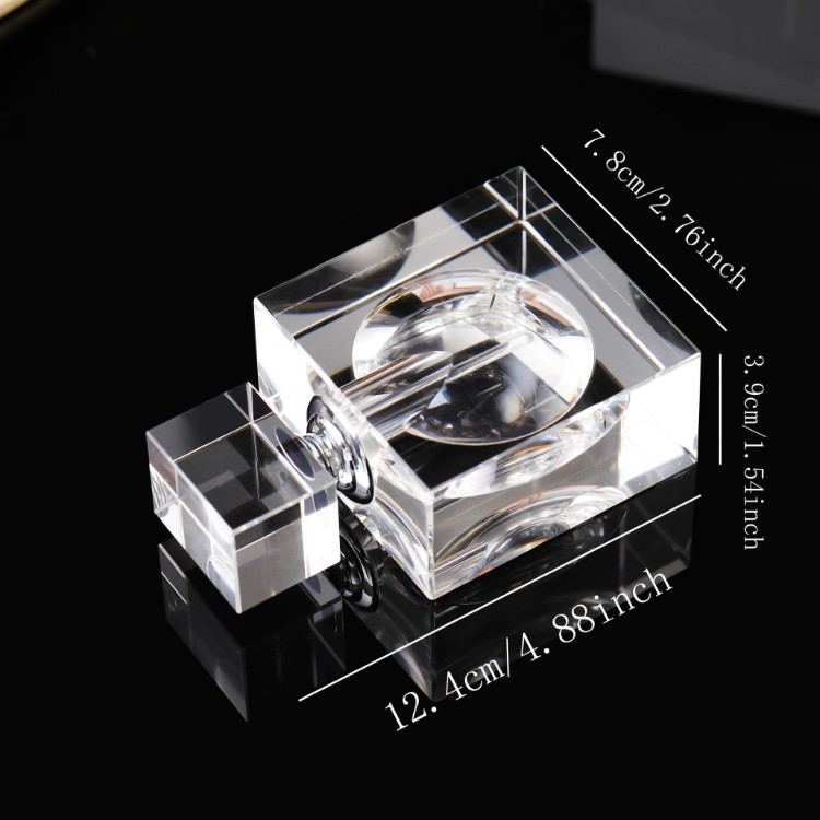 Botol Parfum Kristal Persegi K - Home Fragrance Bottle ulasan dan harga