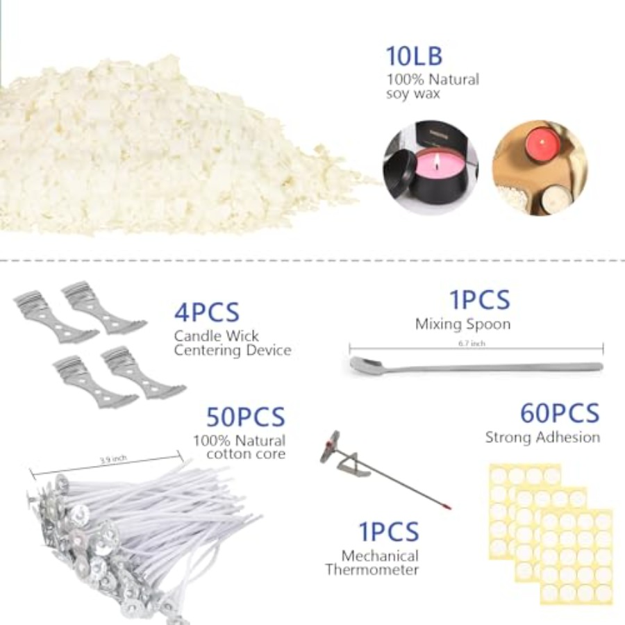 Perlengkapan Pembuatan Lilin,  - Soy Wax Flake ulasan dan harga