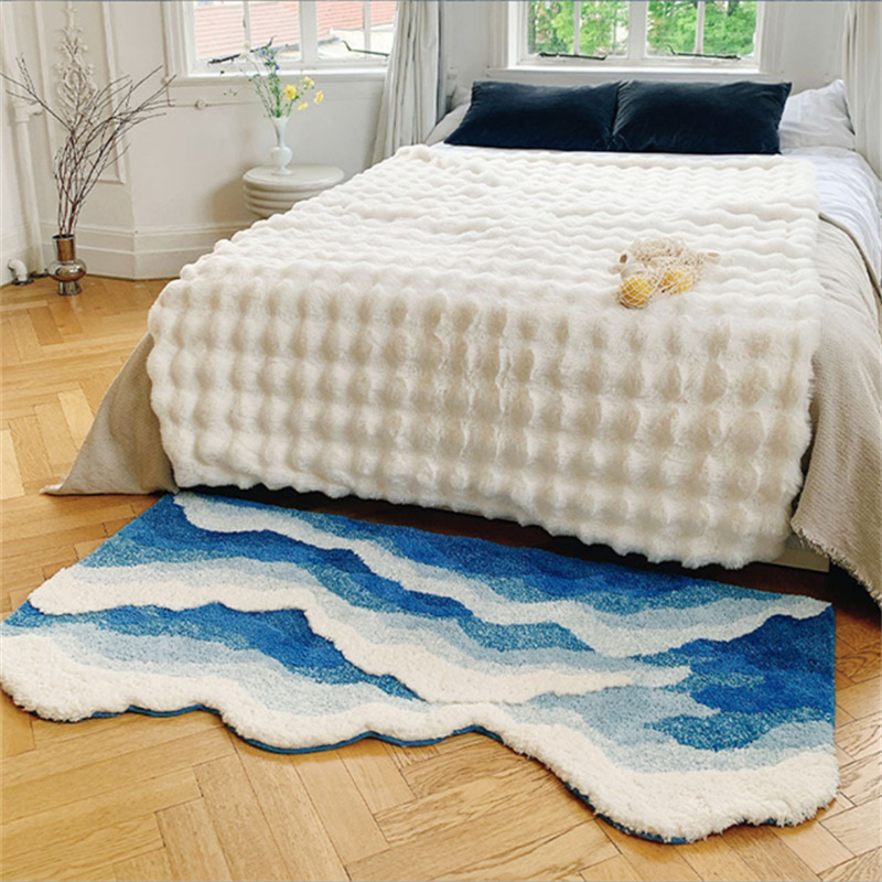 Karpet Bulu Lembut Motif Gelom - Home Fragrance Ocean Breeze ulasan dan harga