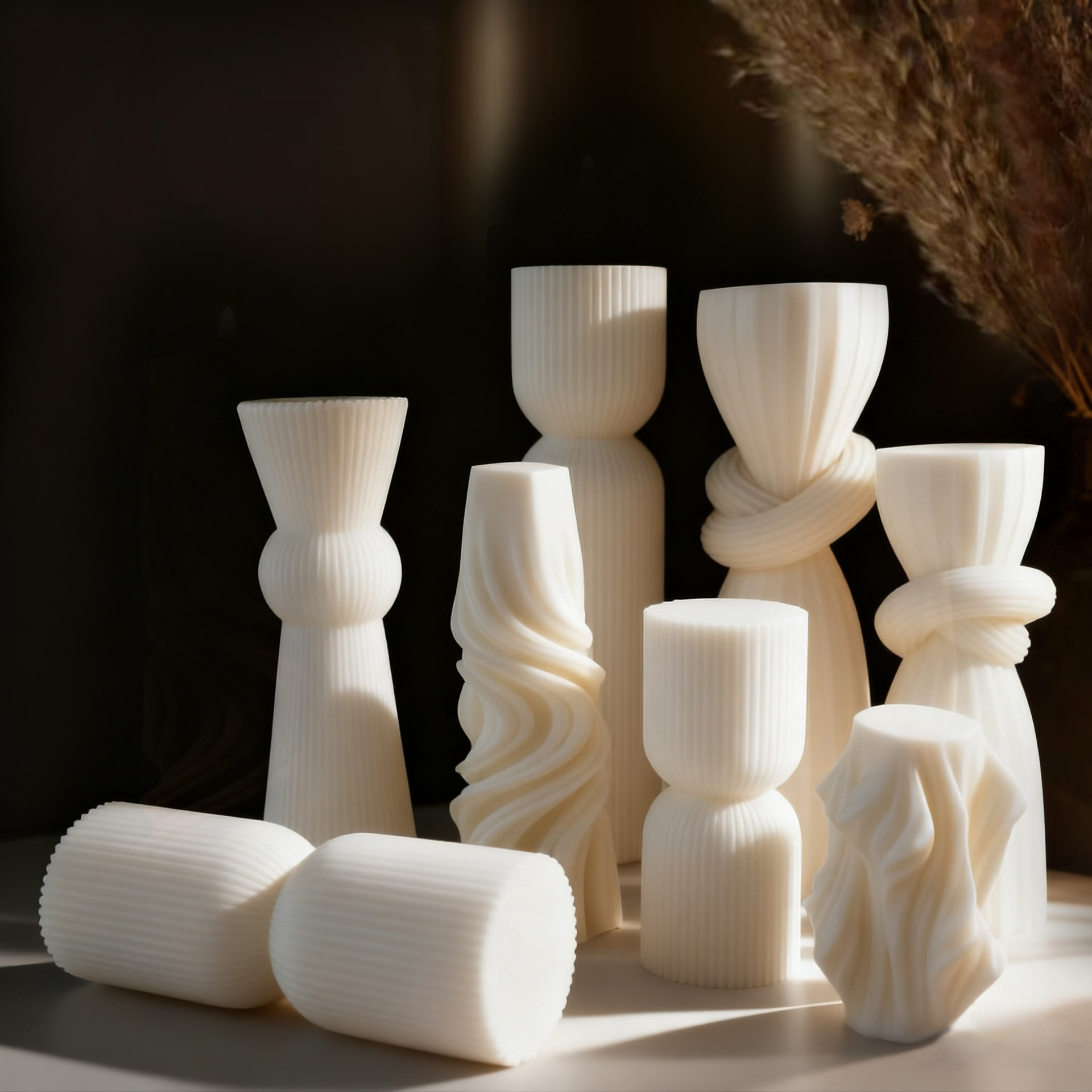 Lilin Aroma Putih Minimalis No - Home Fragrance Candles ulasan dan harga