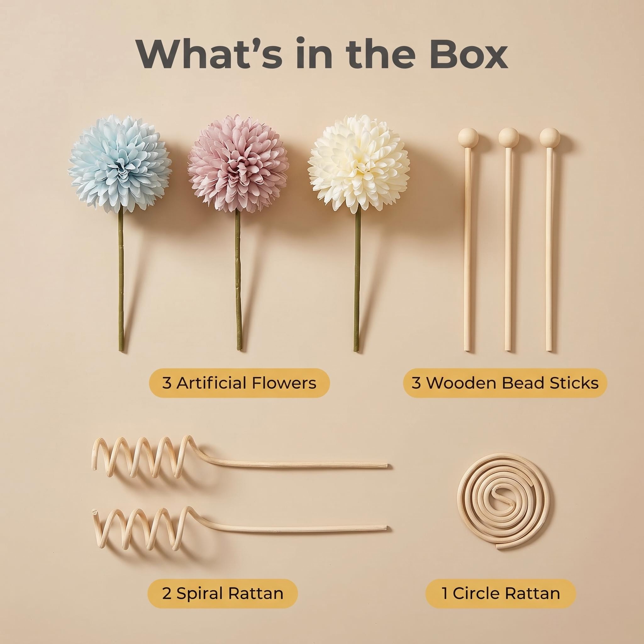 Set stik diffuser DIY, diffuse - Home Fragrance Aroma Set ulasan dan harga