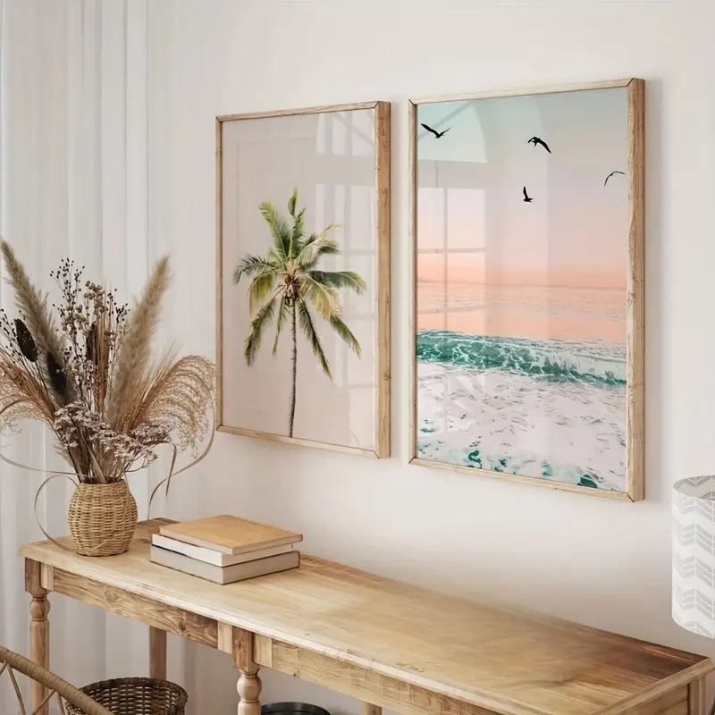 Poster Seni Dinding Gelombang  - Home Fragrance Ocean Breeze ulasan dan harga