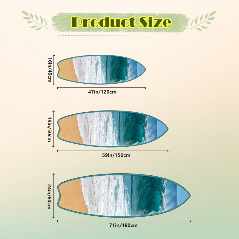 Karpet Berbentuk Papan Selanca - Home Fragrance Ocean Breeze ulasan dan harga